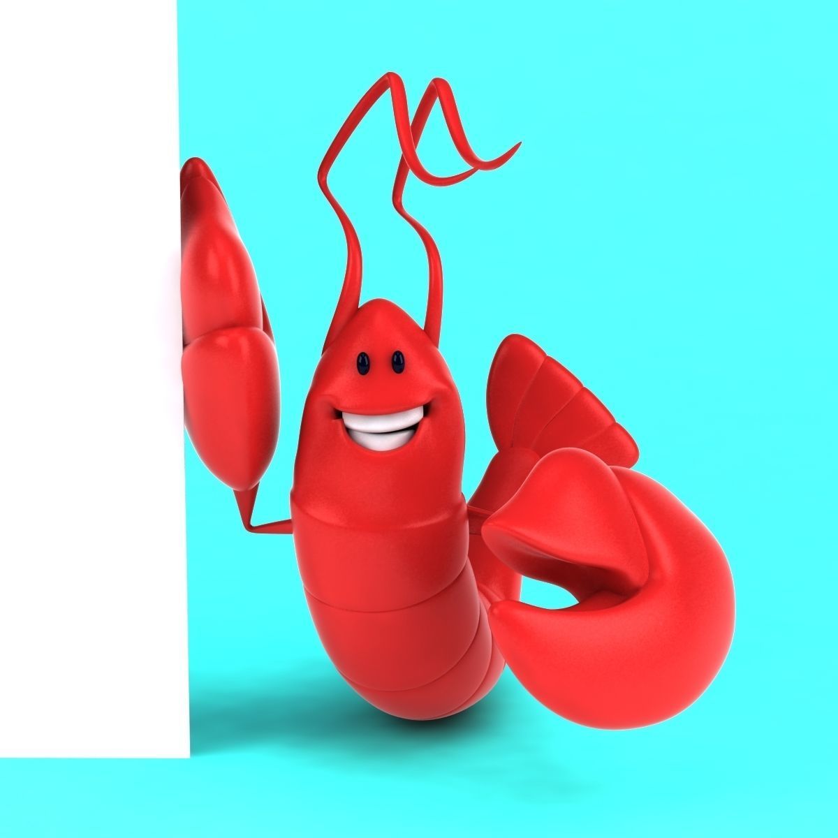 Fun Lobster 3D model_20
