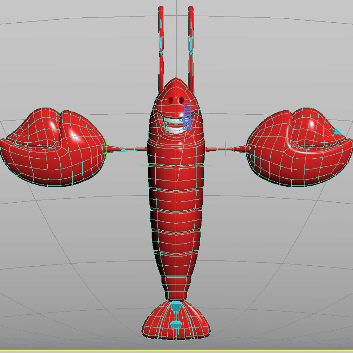 Fun Lobster 3D model_45