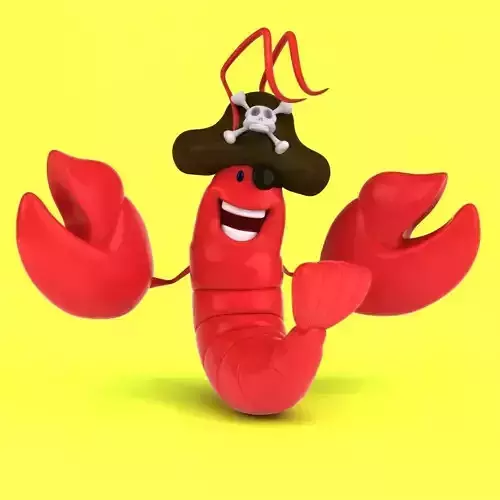 Fun Lobster 3D model