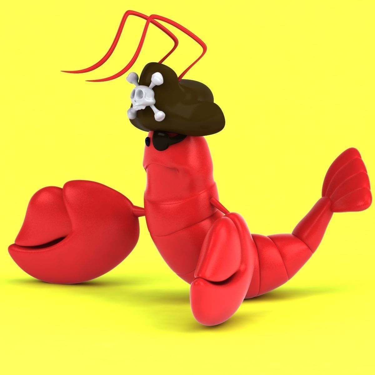 Fun Lobster 3D model_30