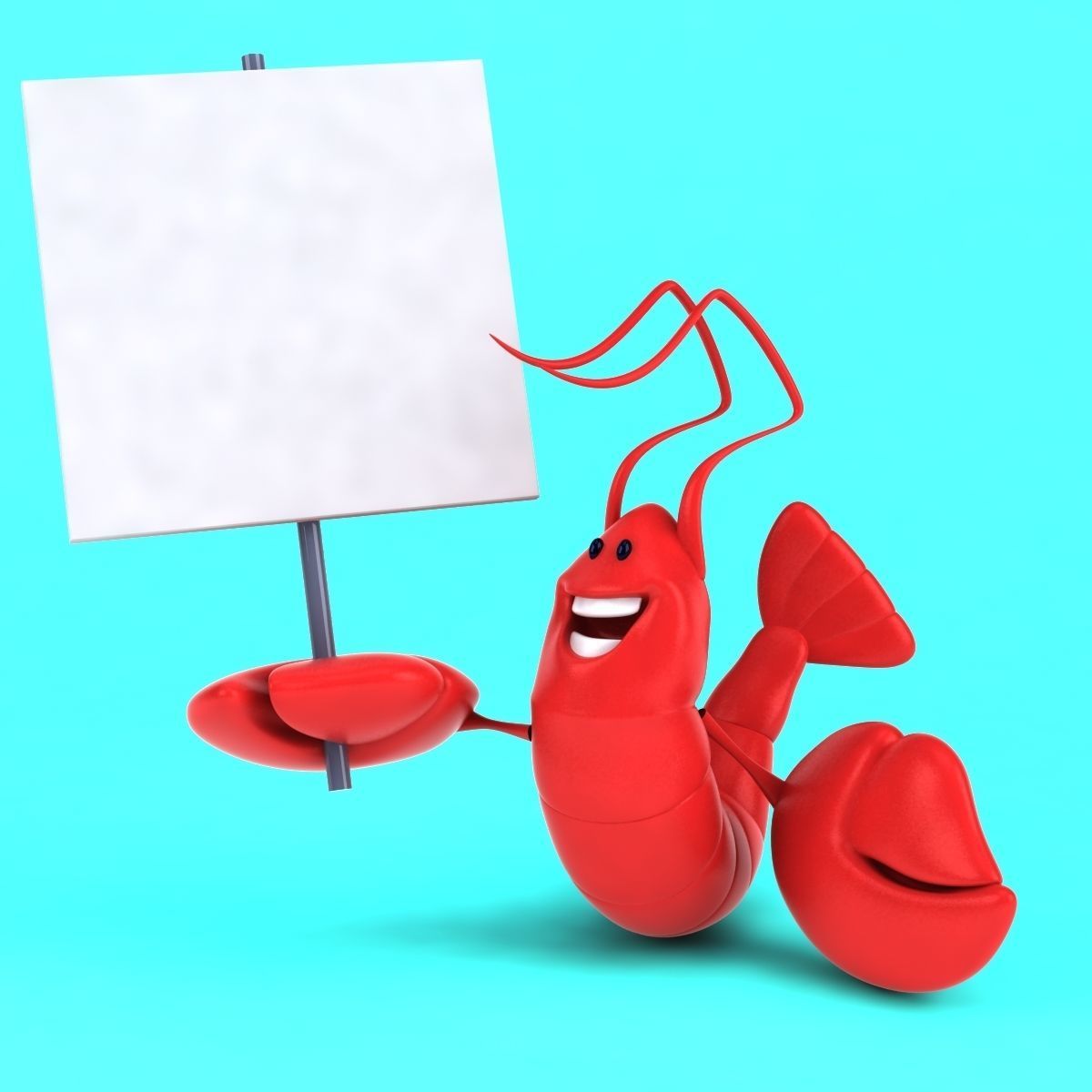 Fun Lobster 3D model_23