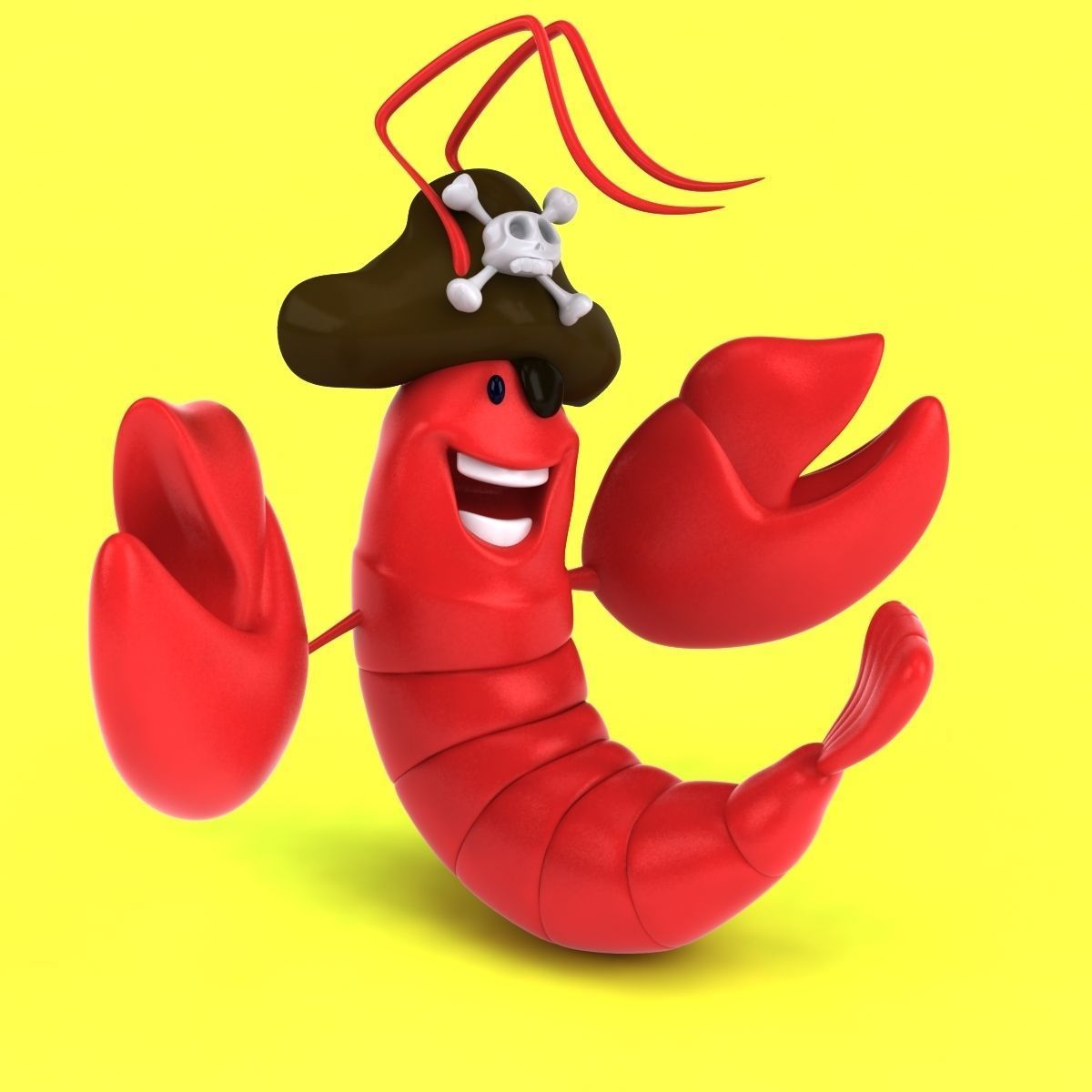 Fun Lobster 3D model_24