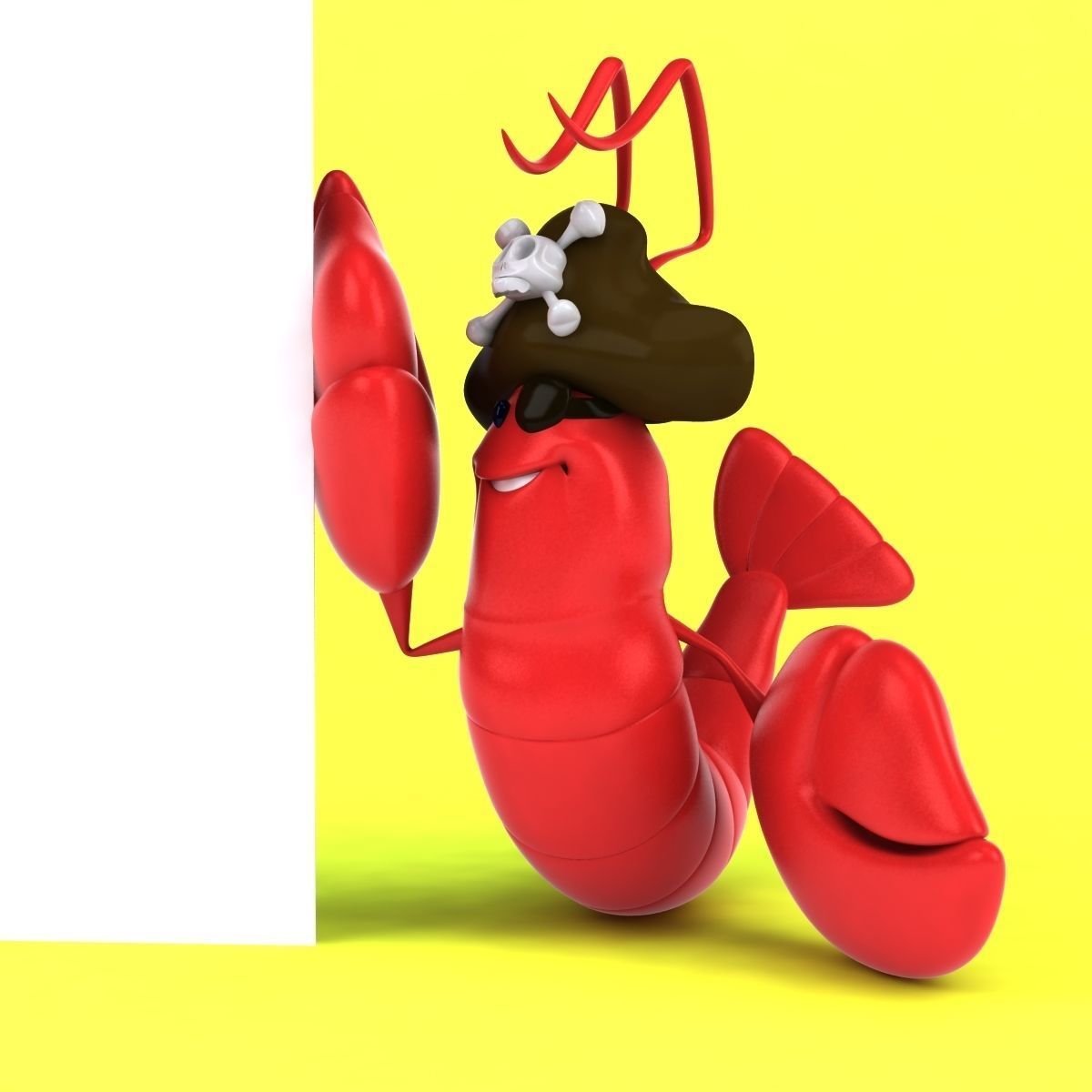 Fun Lobster 3D model_42