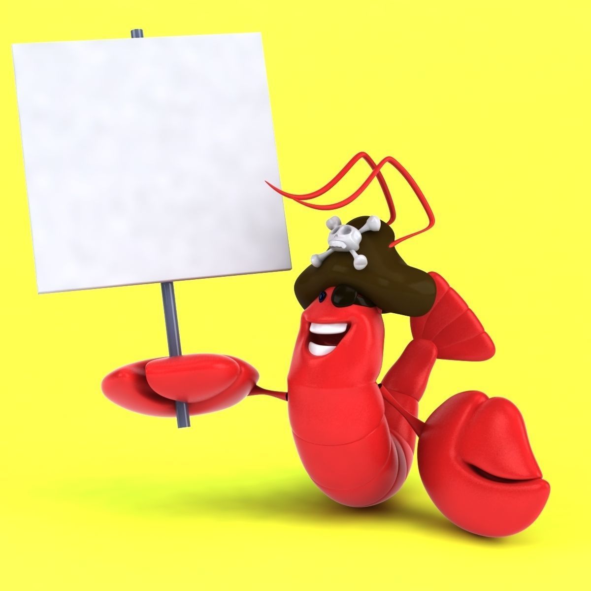Fun Lobster 3D model_44