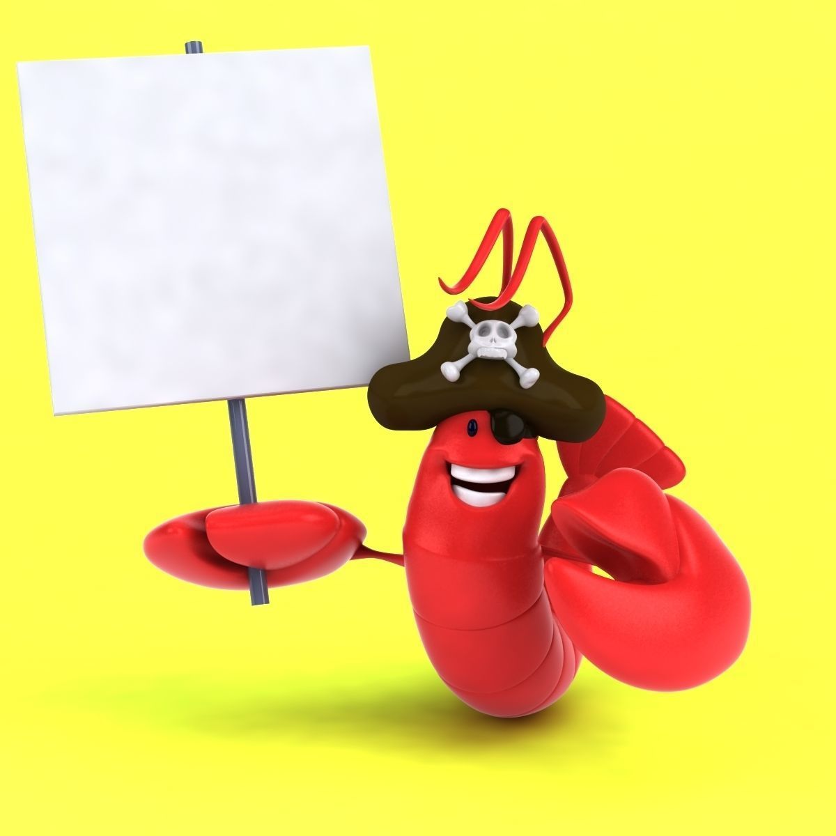Fun Lobster 3D model_43