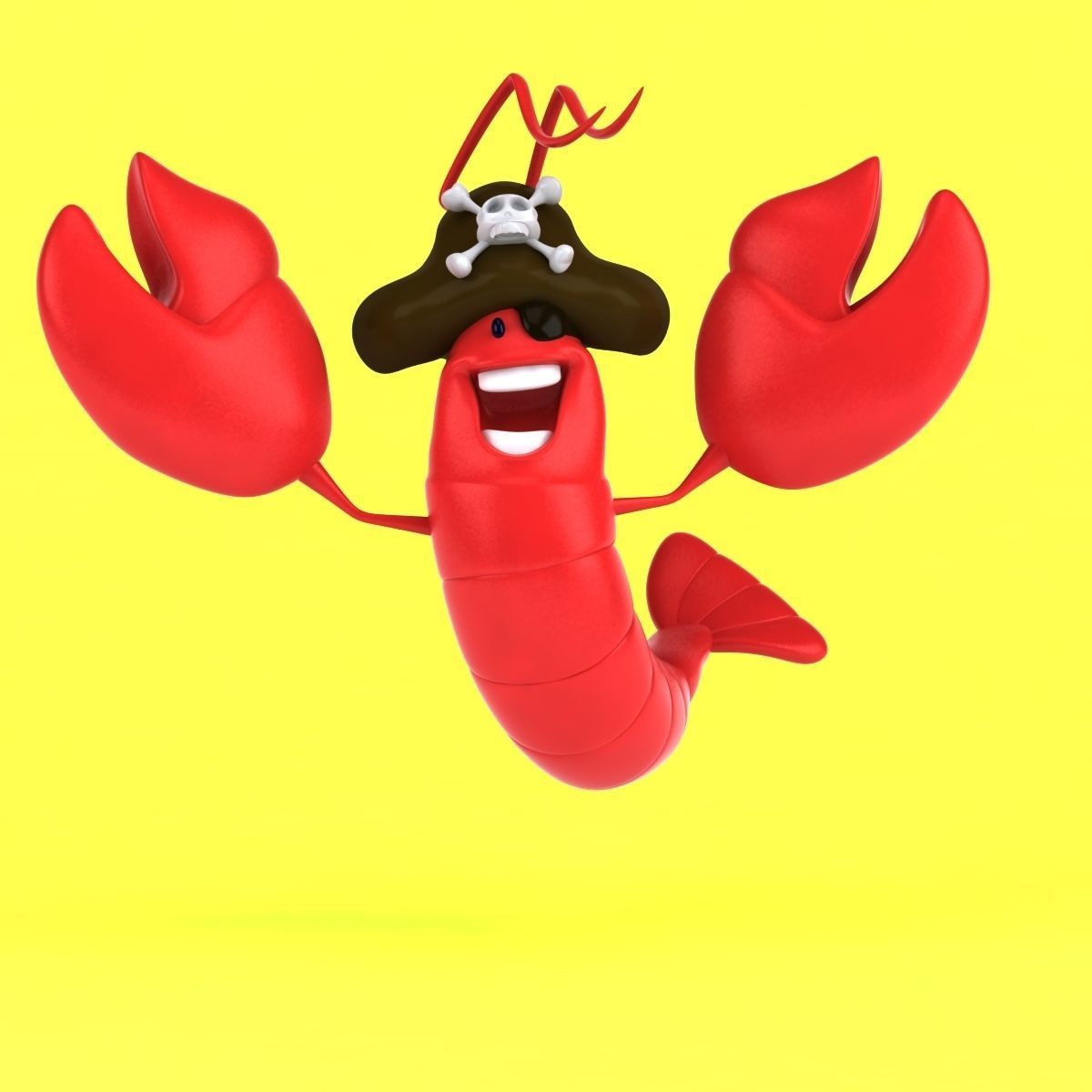 Fun Lobster 3D model_33