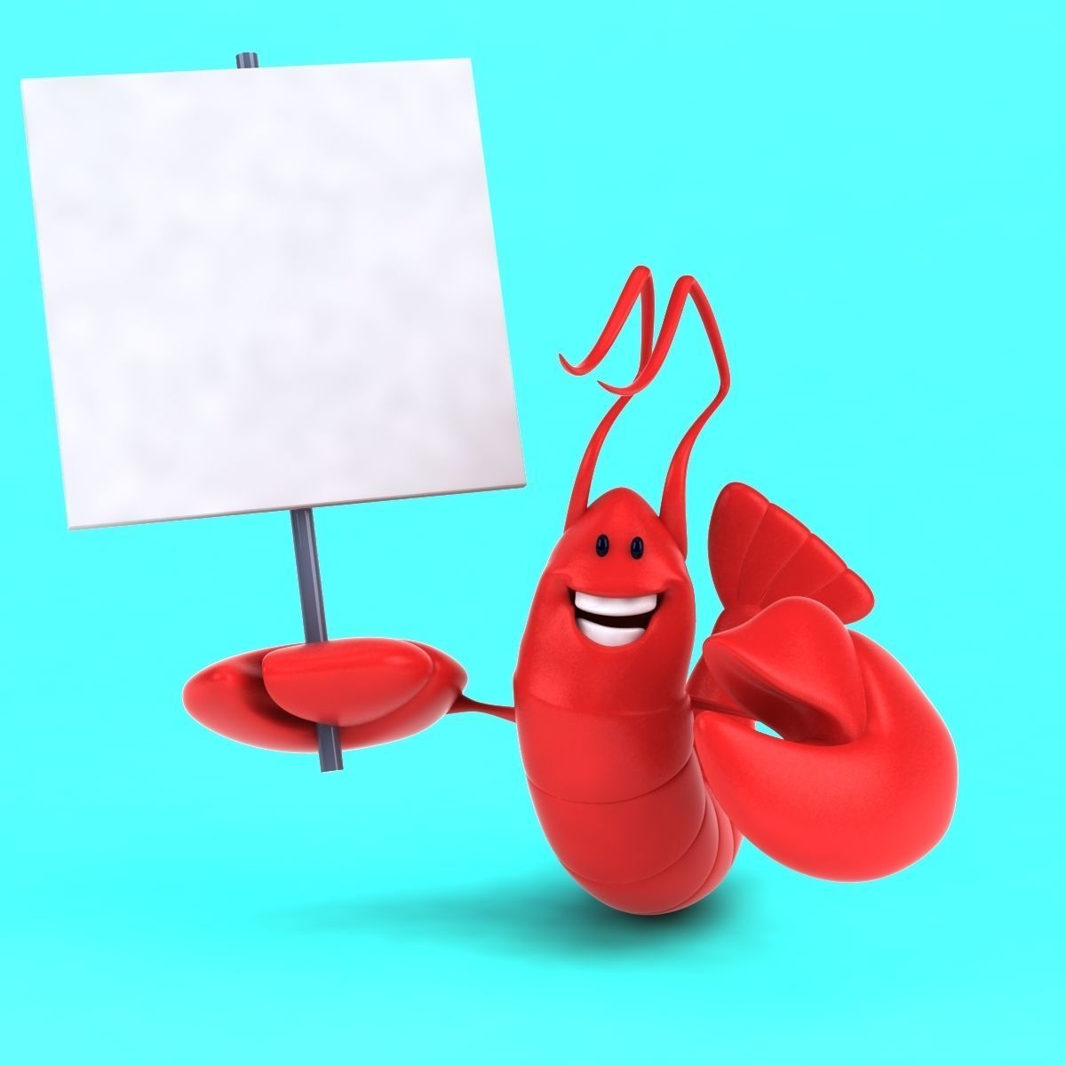 Fun Lobster 3D model_22