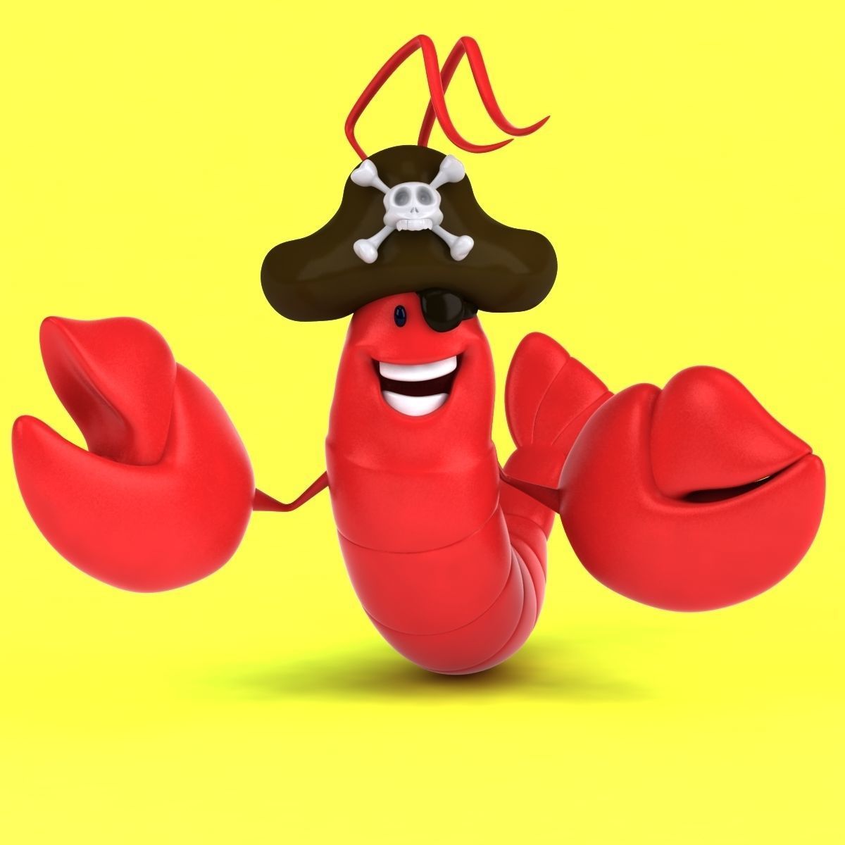 Fun Lobster 3D model_32