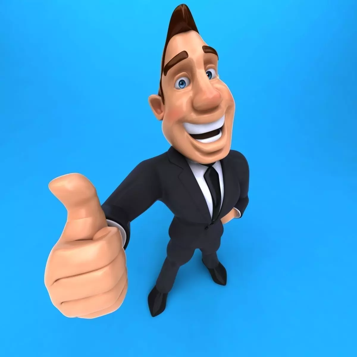 Big Business Man 3D model_0
