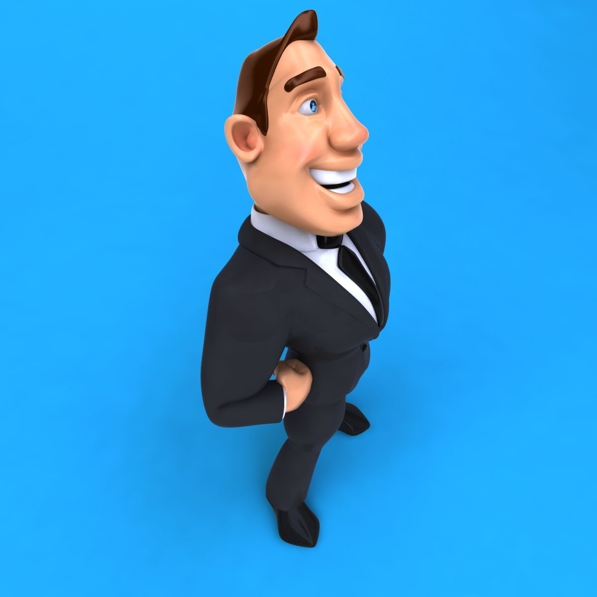 Big Business Man 3D model_5