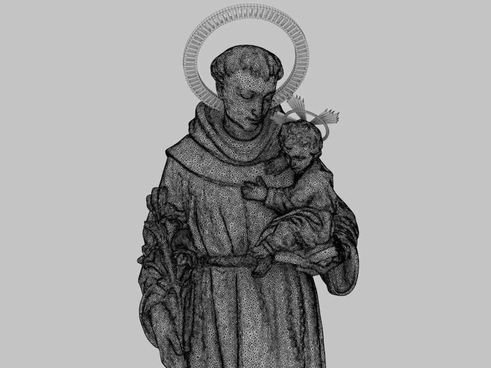 saint anthony of padua  3D model_5