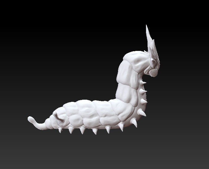 3d printable warm worm 3D print model_7