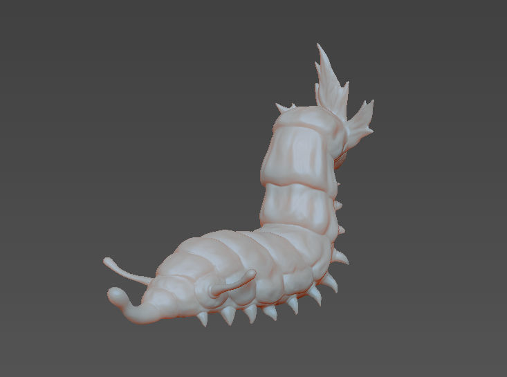 3d printable warm worm 3D print model_5
