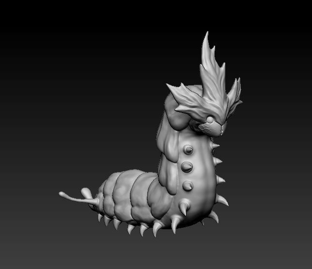 3d printable warm worm 3D print model_1