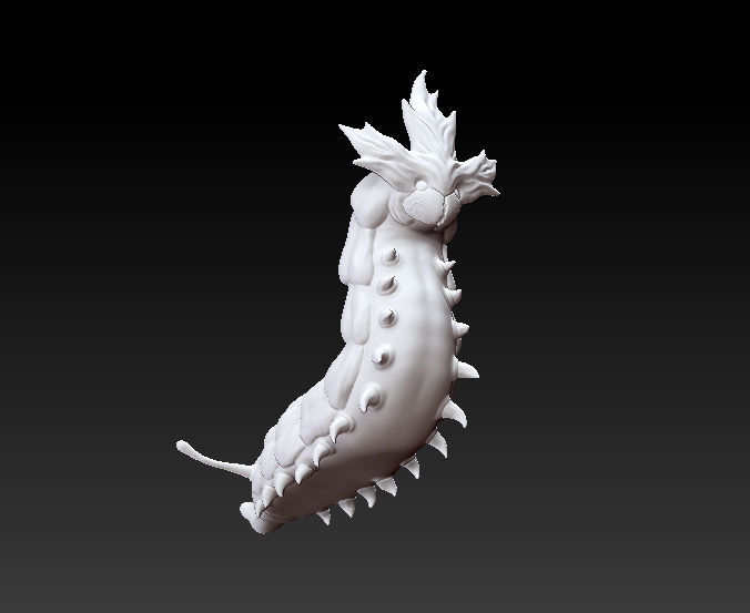 3d printable warm worm 3D print model_19