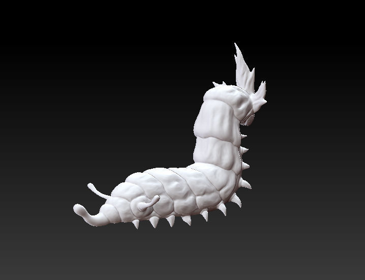 3d printable warm worm 3D print model_11