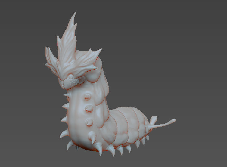 3d printable warm worm 3D print model_4