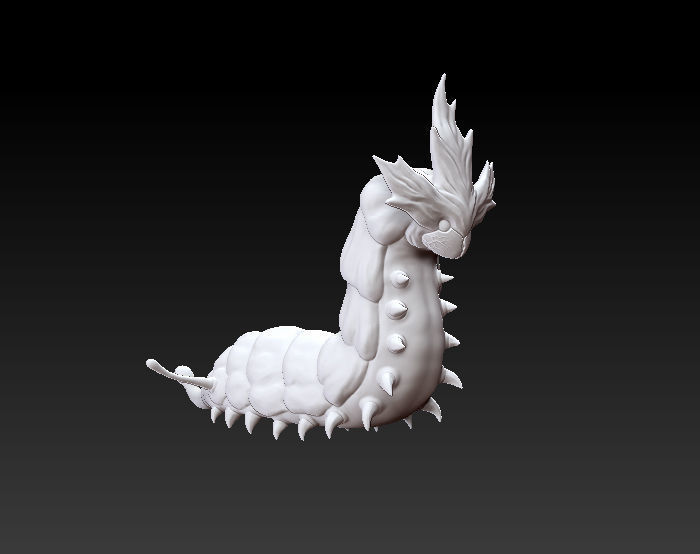 3d printable warm worm 3D print model_8