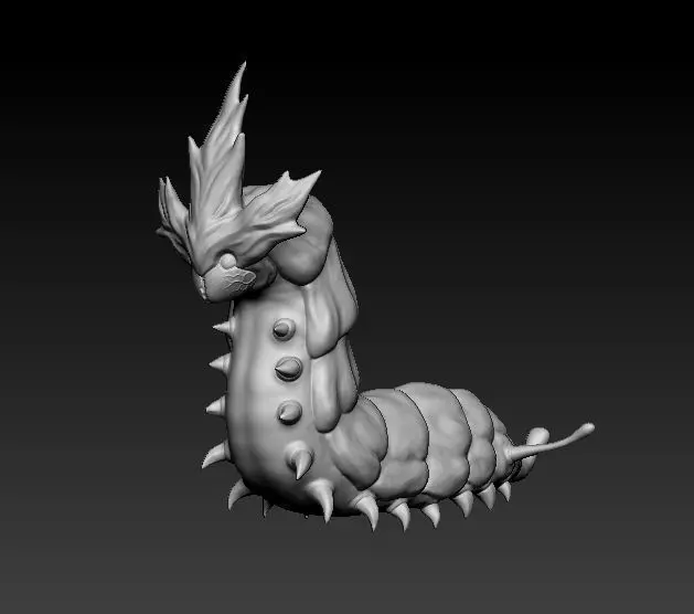 3d printable warm worm 3D print model_0