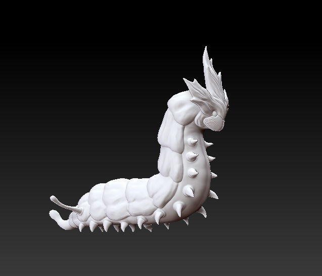 3d printable warm worm 3D print model_18