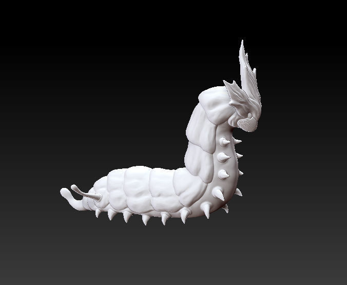 3d printable warm worm 3D print model_10
