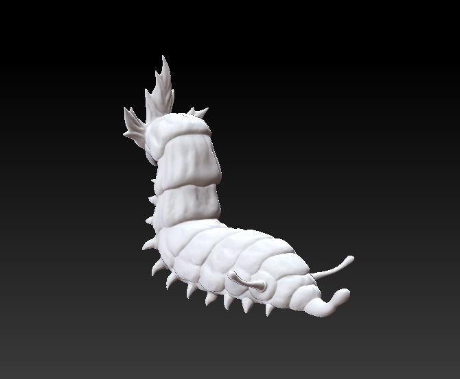 3d printable warm worm 3D print model_12