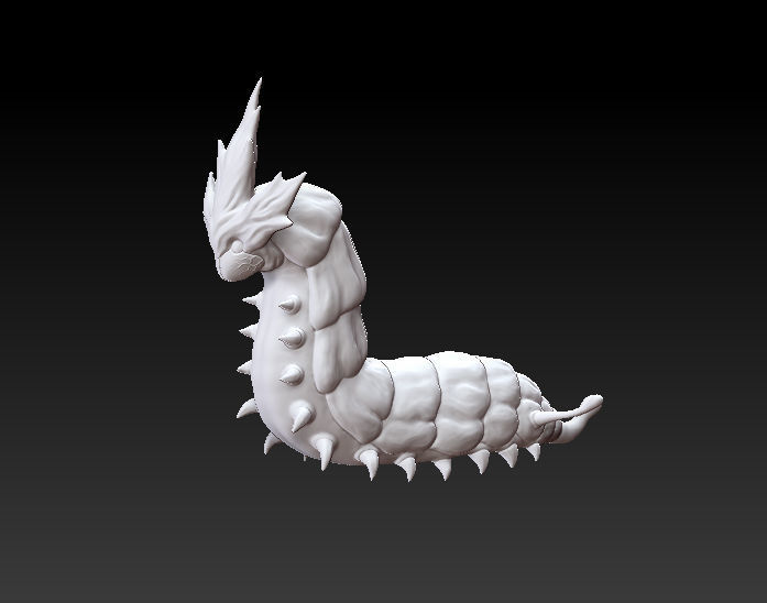 3d printable warm worm 3D print model_24