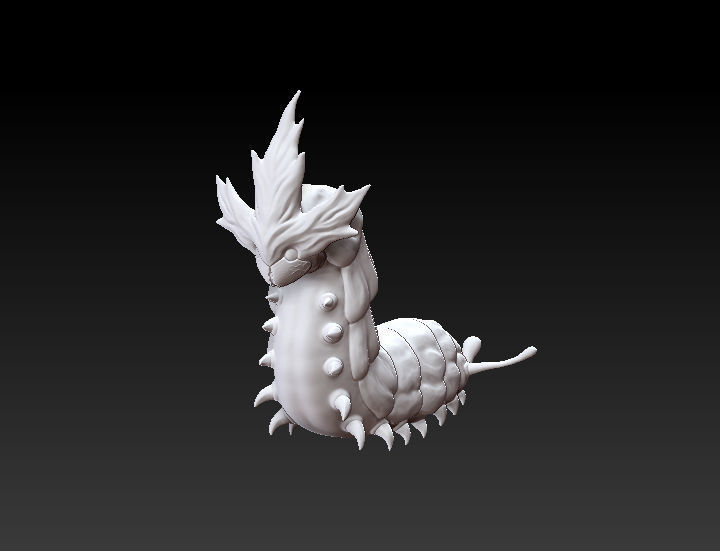 3d printable warm worm 3D print model_22