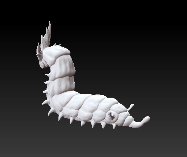 3d printable warm worm 3D print model_13