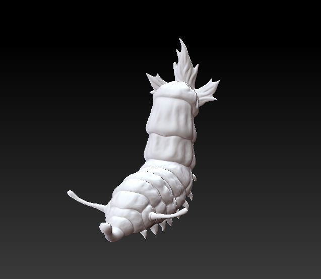 3d printable warm worm 3D print model_6