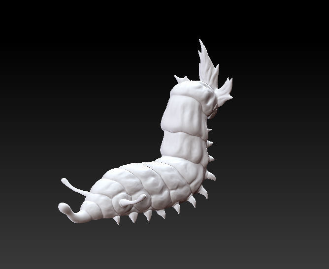 3d printable warm worm 3D print model_9