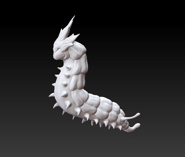 3d printable warm worm 3D print model_20