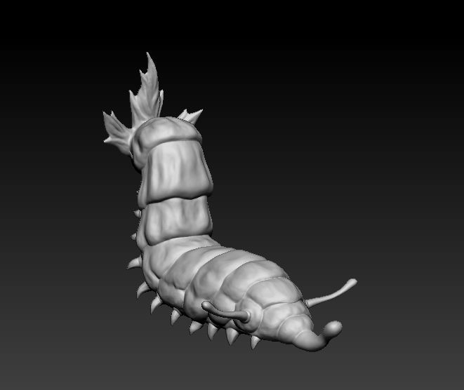 3d printable warm worm 3D print model_2