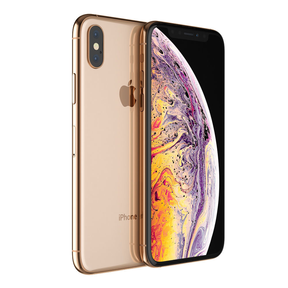 Apple iPhone XS Gold 3D model_11