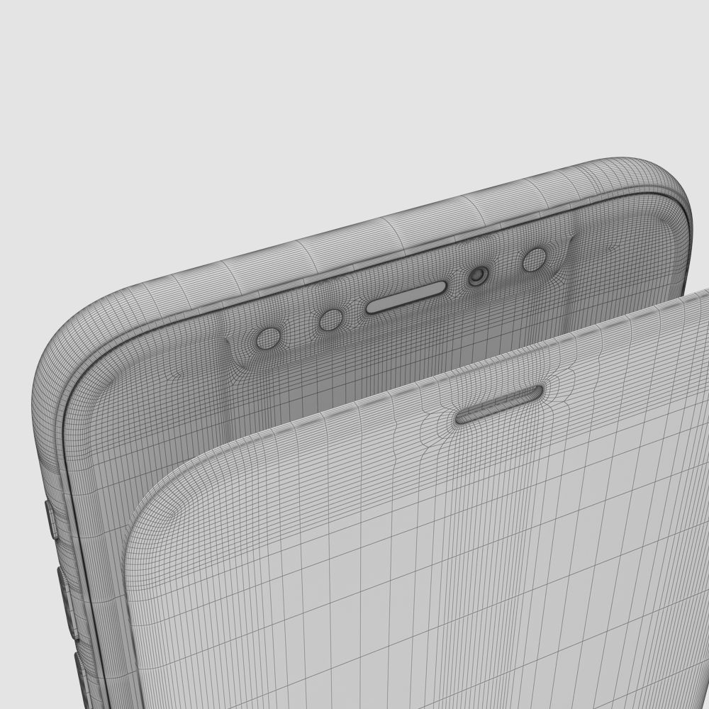 Apple iPhone XS Gold 3D model_19