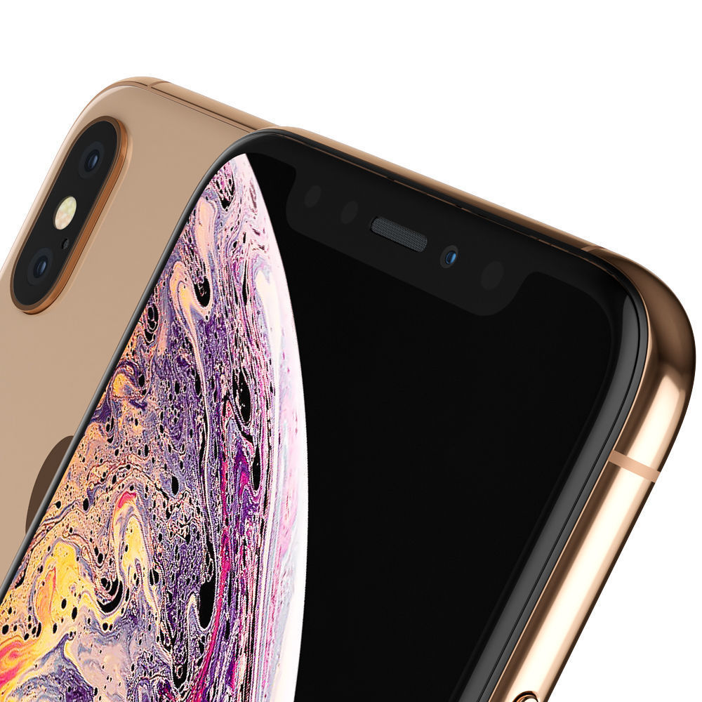 Apple iPhone XS Gold 3D model_10