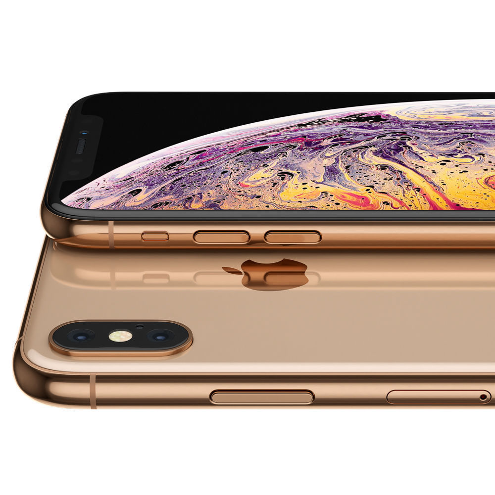 Apple iPhone XS Gold 3D model_5
