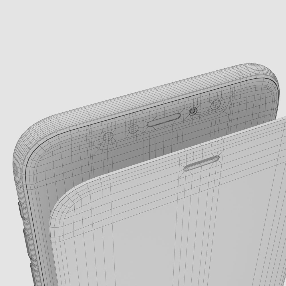 Apple iPhone XS Gold 3D model_18