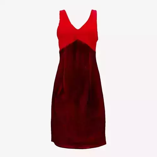 Red Velvet Dress