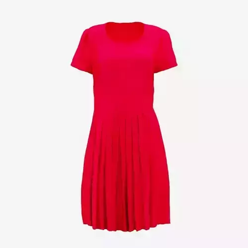 Red Fold Dress