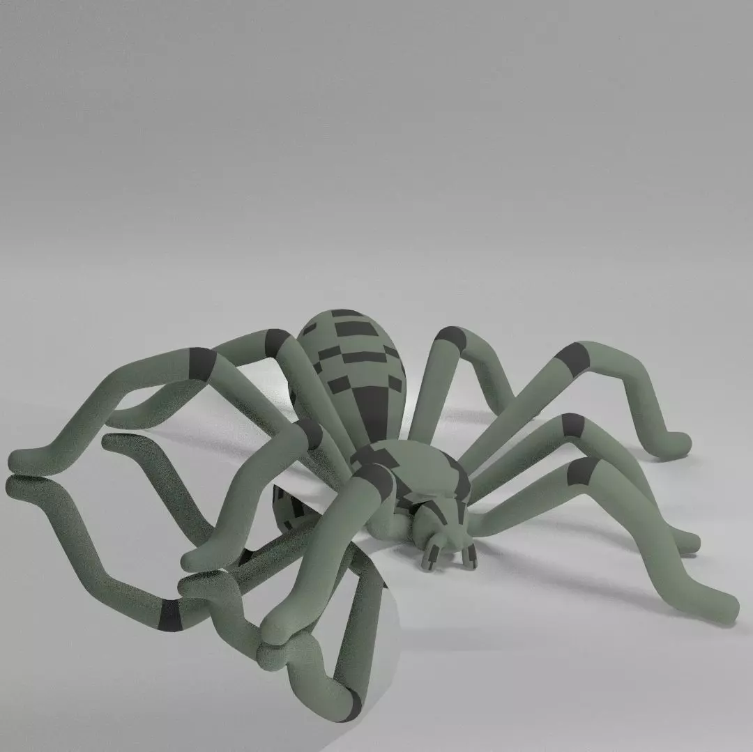TEGENARIA DOMESTICA 3D print model_0