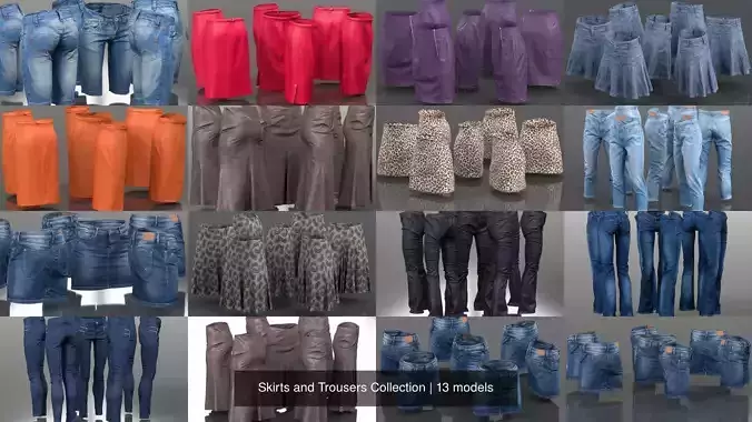 Skirts and Trousers Collection 