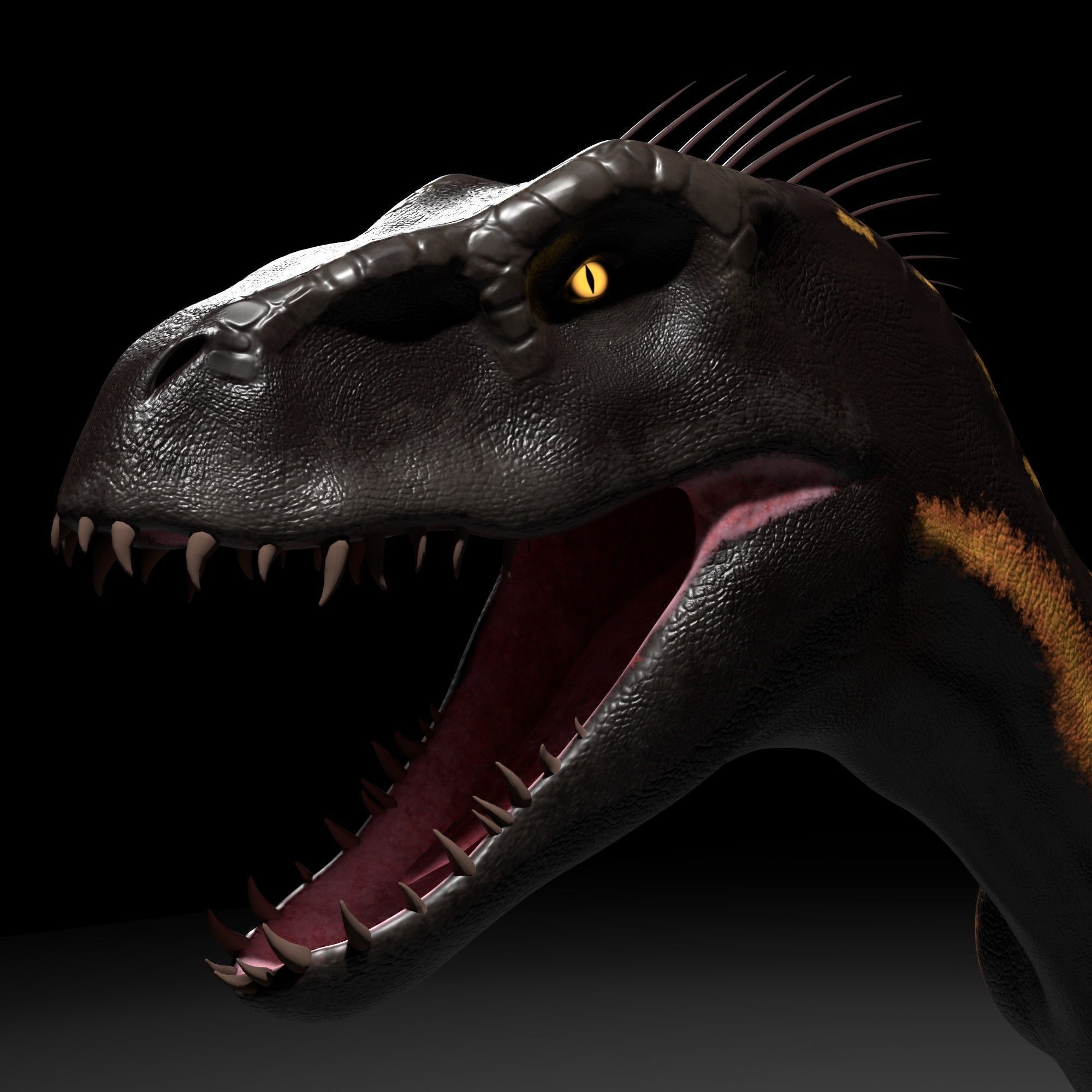 Indoraptor Jurassic World Low-poly 3D model_3