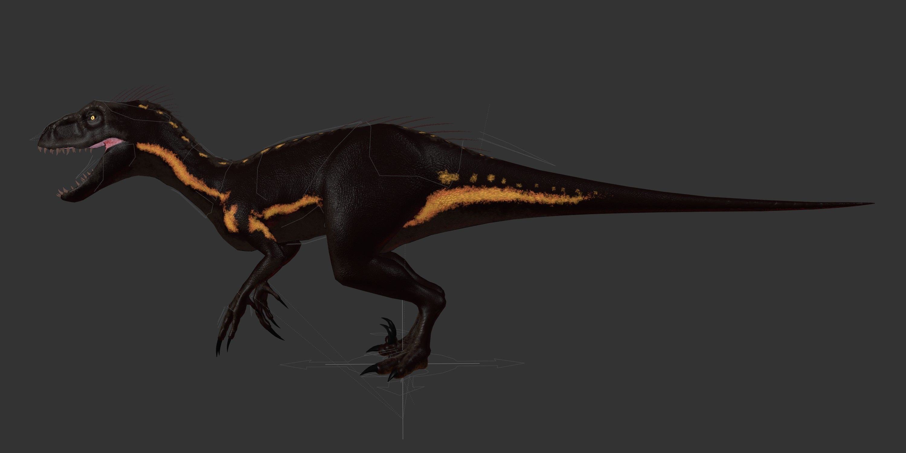 Indoraptor Jurassic World Low-poly 3D model_5