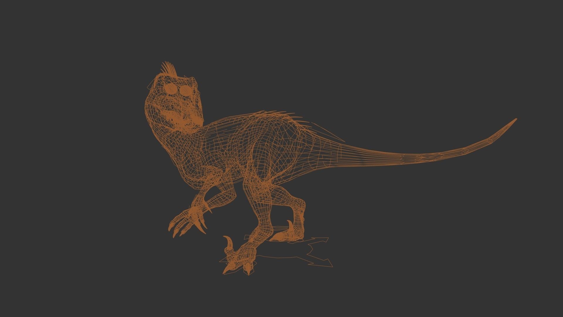 Indoraptor Jurassic World Low-poly 3D model_8