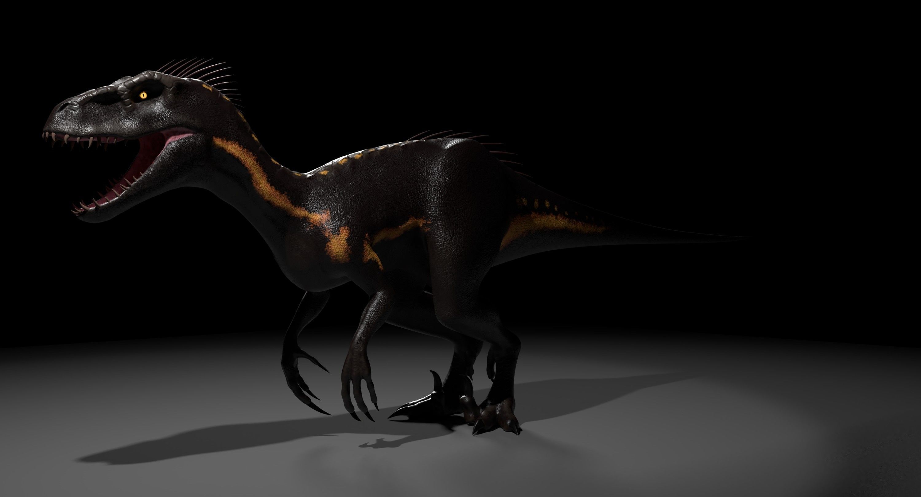 Indoraptor Jurassic World Low-poly 3D model_2