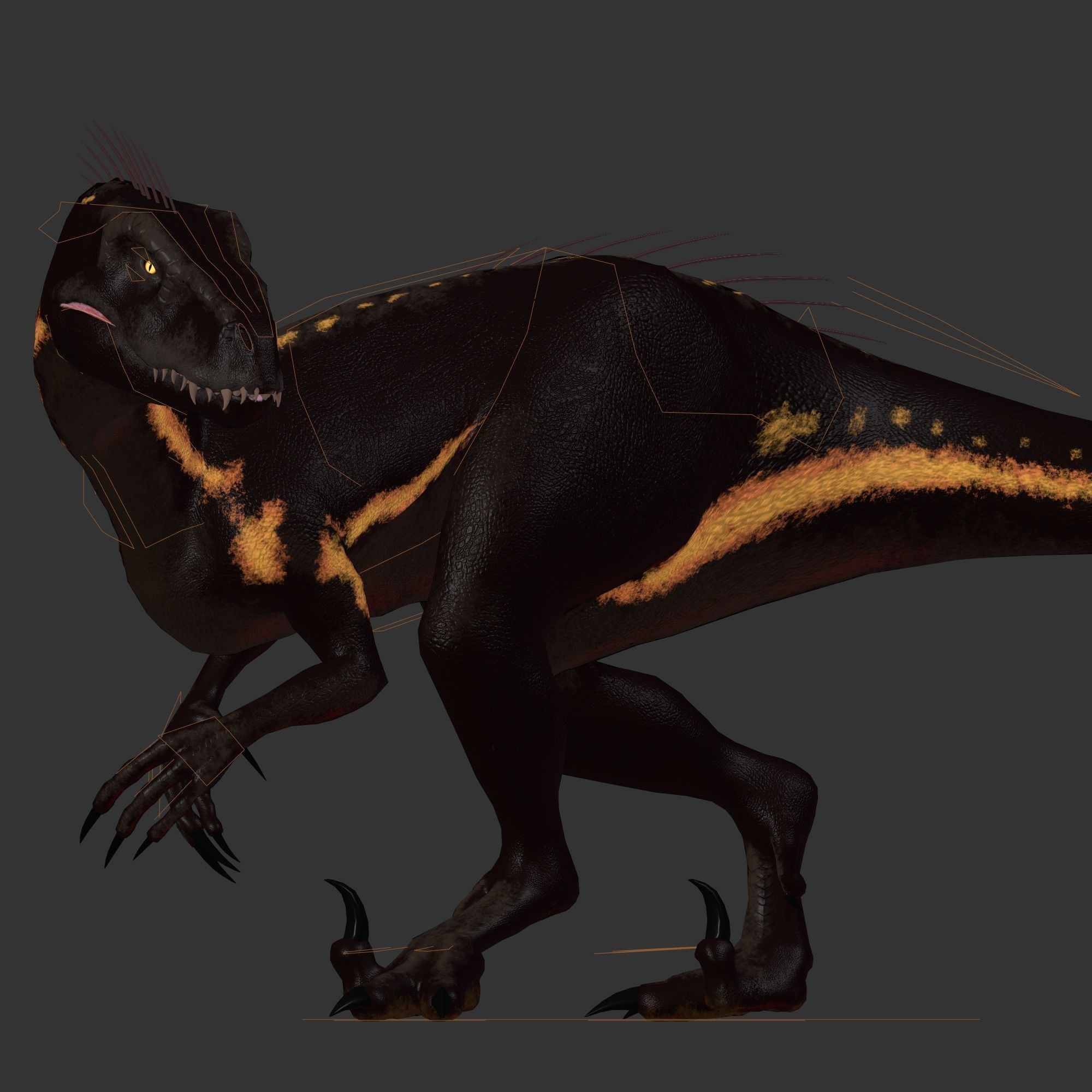 Indoraptor Jurassic World Low-poly 3D model_6