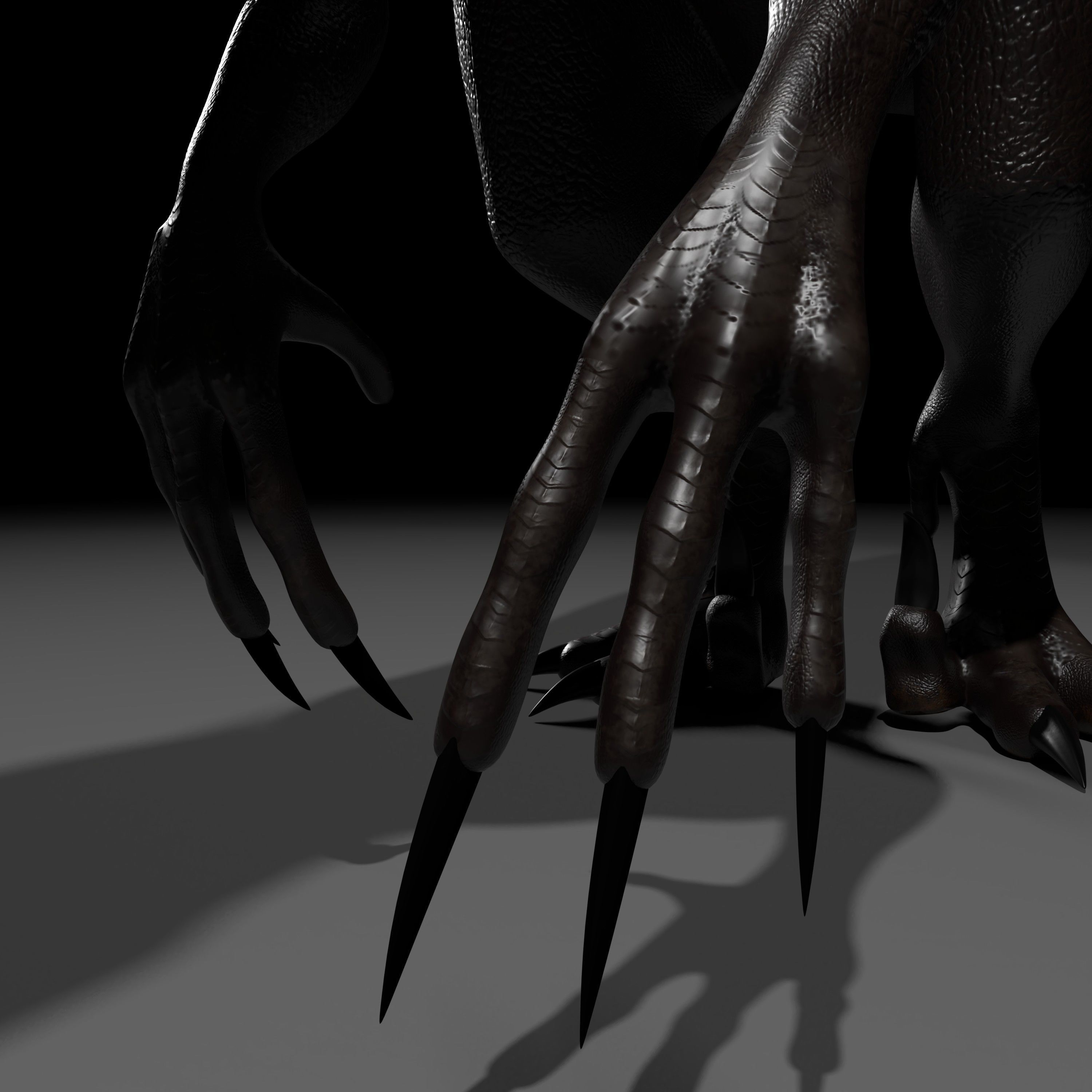 Indoraptor Jurassic World Low-poly 3D model_4