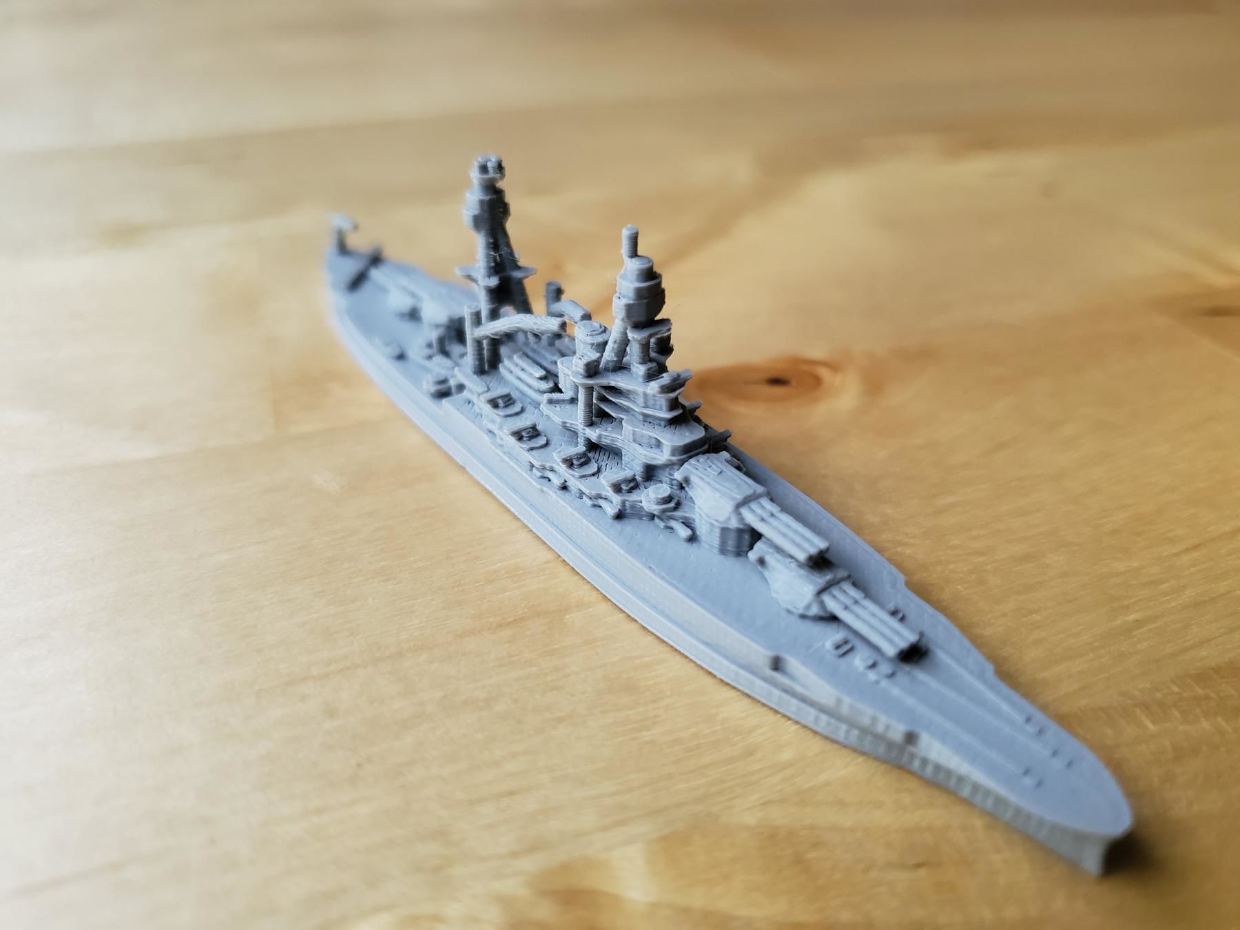 US Pennsylvania Class Battleship 3D print model_4