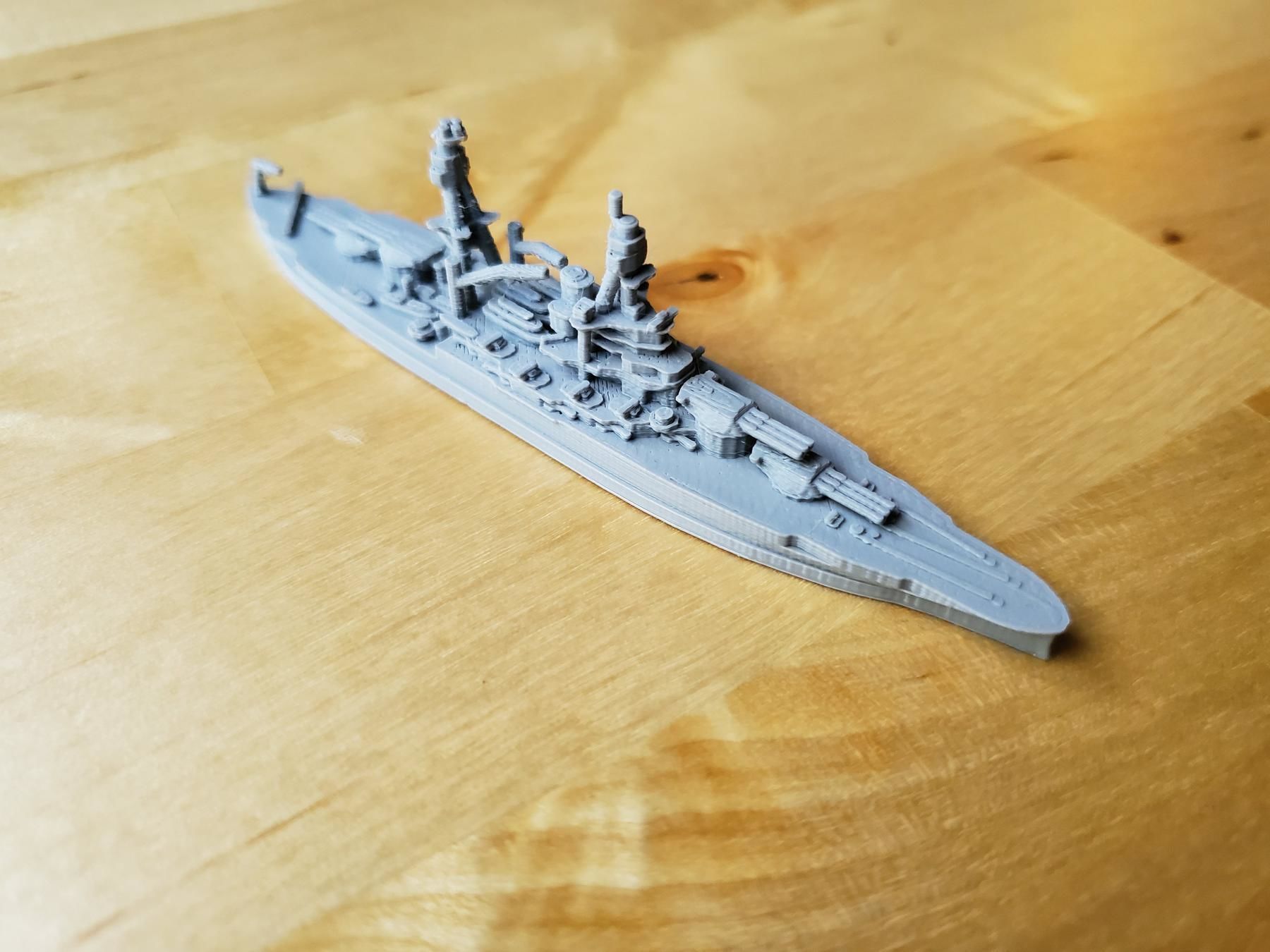 US Pennsylvania Class Battleship 3D print model_3